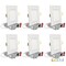 Nuwatt 6" Square Ceiling Light Ultra Thin LED Recessed Lighting 5CCT 2700K/3000K/3500K/4000K/5000K 12 PK NW-P-SQDL-6-15W-5CT-WH-6P - alternate 1